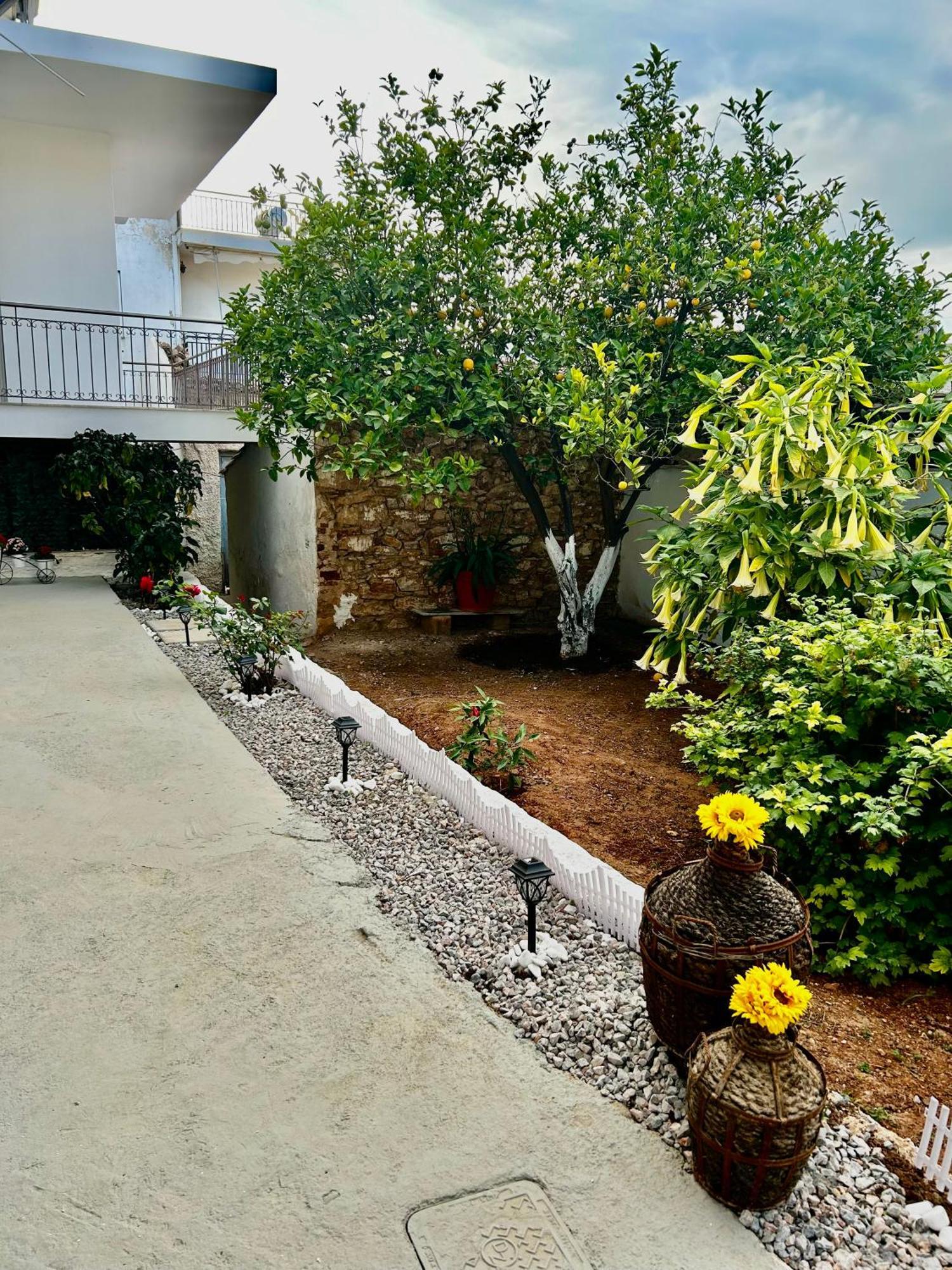 Flower House In Koropi-Near Airport Экстерьер фото